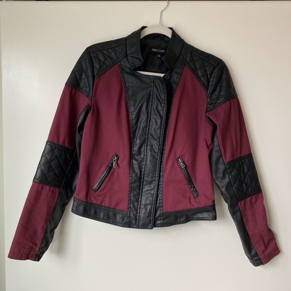New Look Faux Leather Moto Jacket